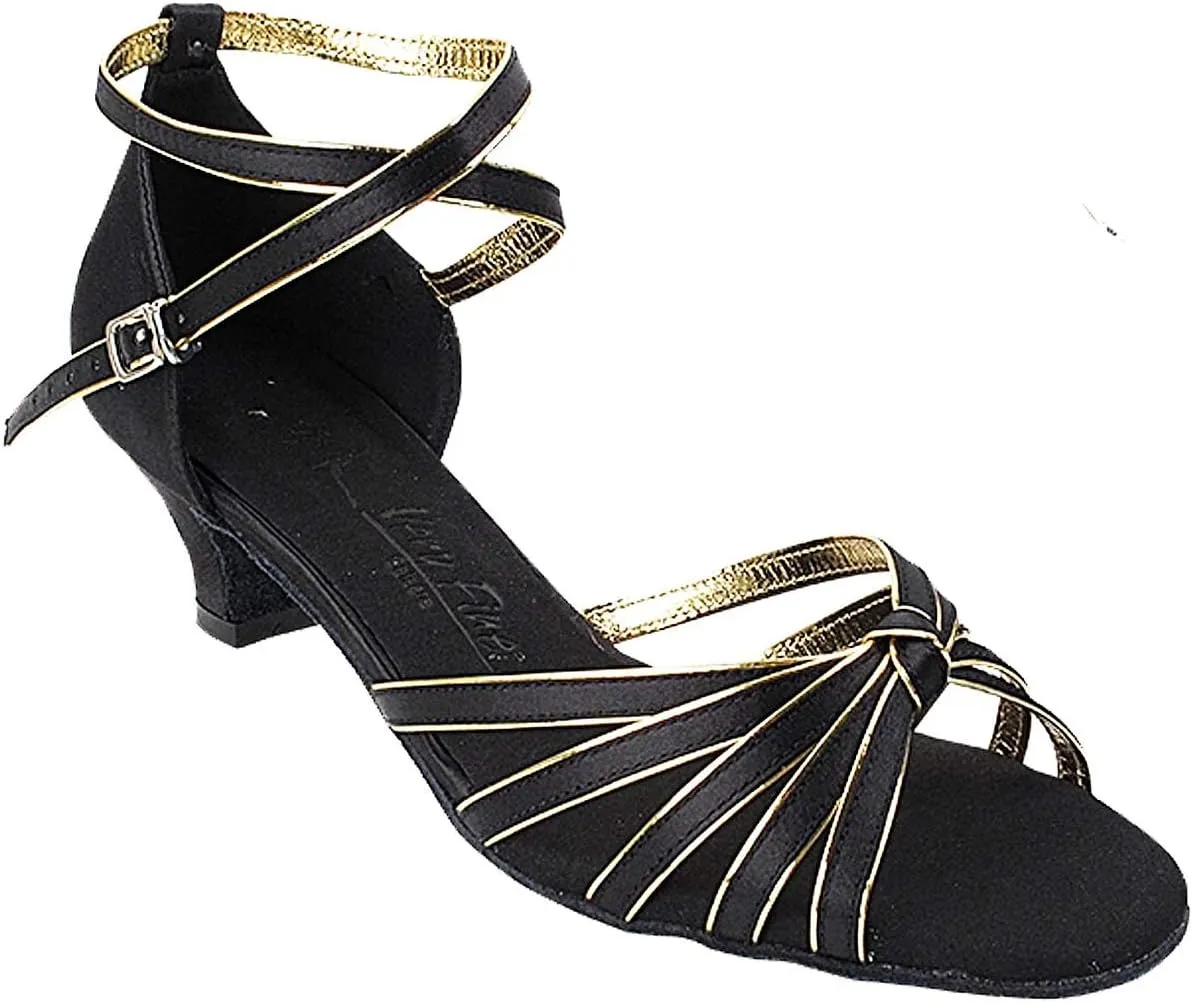 Very Fine Dance Shoes (Bundle of 5) Women's Ballroom Dance Shoes Salsa Latin Practice Sera7043EB 1.2" Heel