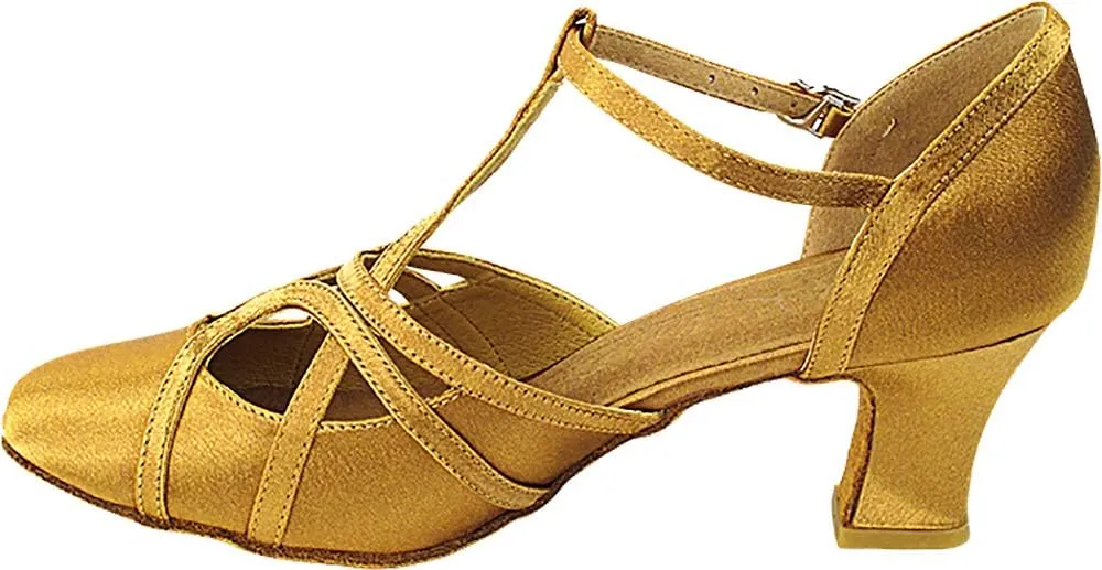 Very Fine Dance Shoes (Bundle of 5) Women's Ballroom Dance Shoes Salsa Latin Practice Shoes Sera3541EB- 2.2" Heel