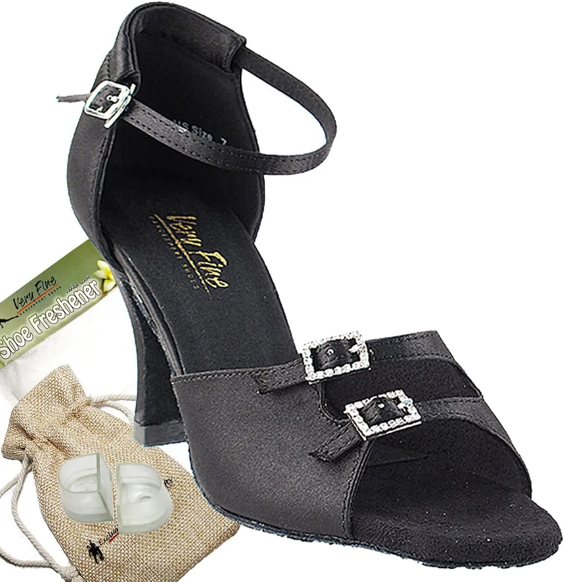 Very Fine Dance Shoes Women's Ballroom Dance Shoes Tango Wedding Salsa Shoes 1620EB Comfortable 2.5"[Bundle of 5]