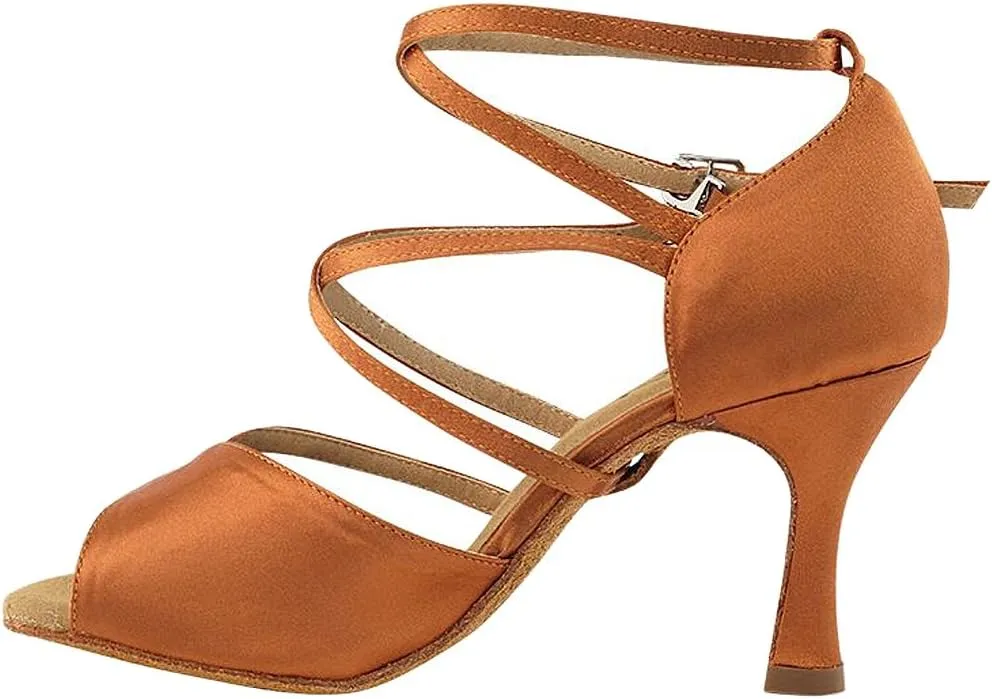 Very Fine Women Ballroom Dance Shoes Tango Wedding Salsa Shoes Sera1662BEB Comfortable Dance Shoes 2.5" [Bundle of 5]