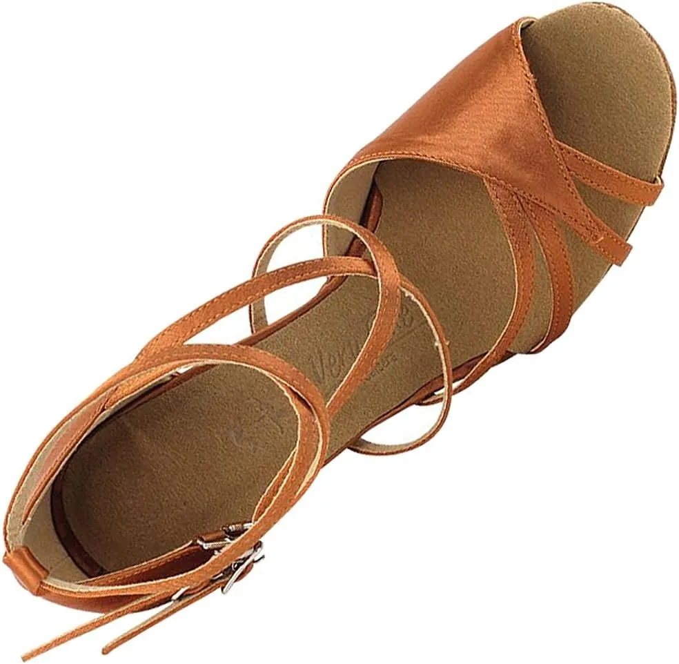 Very Fine Women Ballroom Dance Shoes Tango Wedding Salsa Shoes Sera1662BEB Comfortable Dance Shoes 2.5" [Bundle of 5]