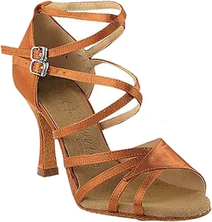 Very Fine Women Ballroom Dance Shoes Tango Wedding Salsa Shoes Sera1662BEB Comfortable Dance Shoes 2.5" [Bundle of 5]