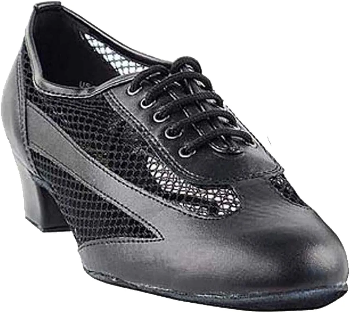 Very Fine Women's Ballroom Dance Shoes Salsa Latin Practice Shoes 2009EB Comfortable Dance Shoes 1.5" [Bundle of 5]