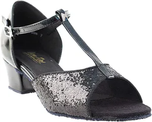 Very Fine Women's Ballroom Dance Shoes Salsa Latin Practice Shoes 801EB Comfortable Dance Shoes 1.5" [Bundle of 5]