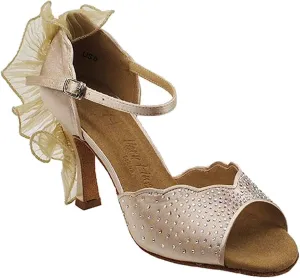 Very Fine Women's Ballroom Dance Shoes Tango Wedding Party Latin Salsa Dance Shoes Flesh Satin Sera7014EB Comfortable Dance Shoes 3" Heel 8 M US [Bundle of 5]