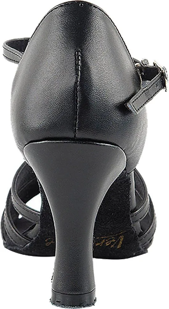 Very Fine Women's Ballroom Dance Shoes Tango Wedding Salsa Shoes 1683EBB Comfortable Dance Shoes 2.5" [Bundle of 5]