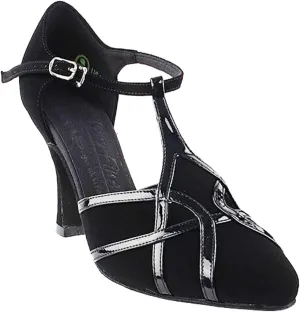 Very Fine Women's Ballroom Dance Shoes Tango Wedding Salsa Shoes S3801EB Comfortable Dance Shoes 2.5" [Bundle of 5]