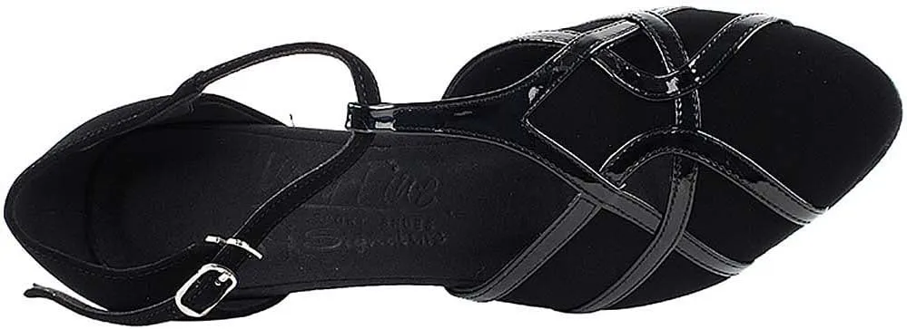Very Fine Women's Ballroom Dance Shoes Tango Wedding Salsa Shoes S3801EB Comfortable Dance Shoes 2.5" [Bundle of 5]