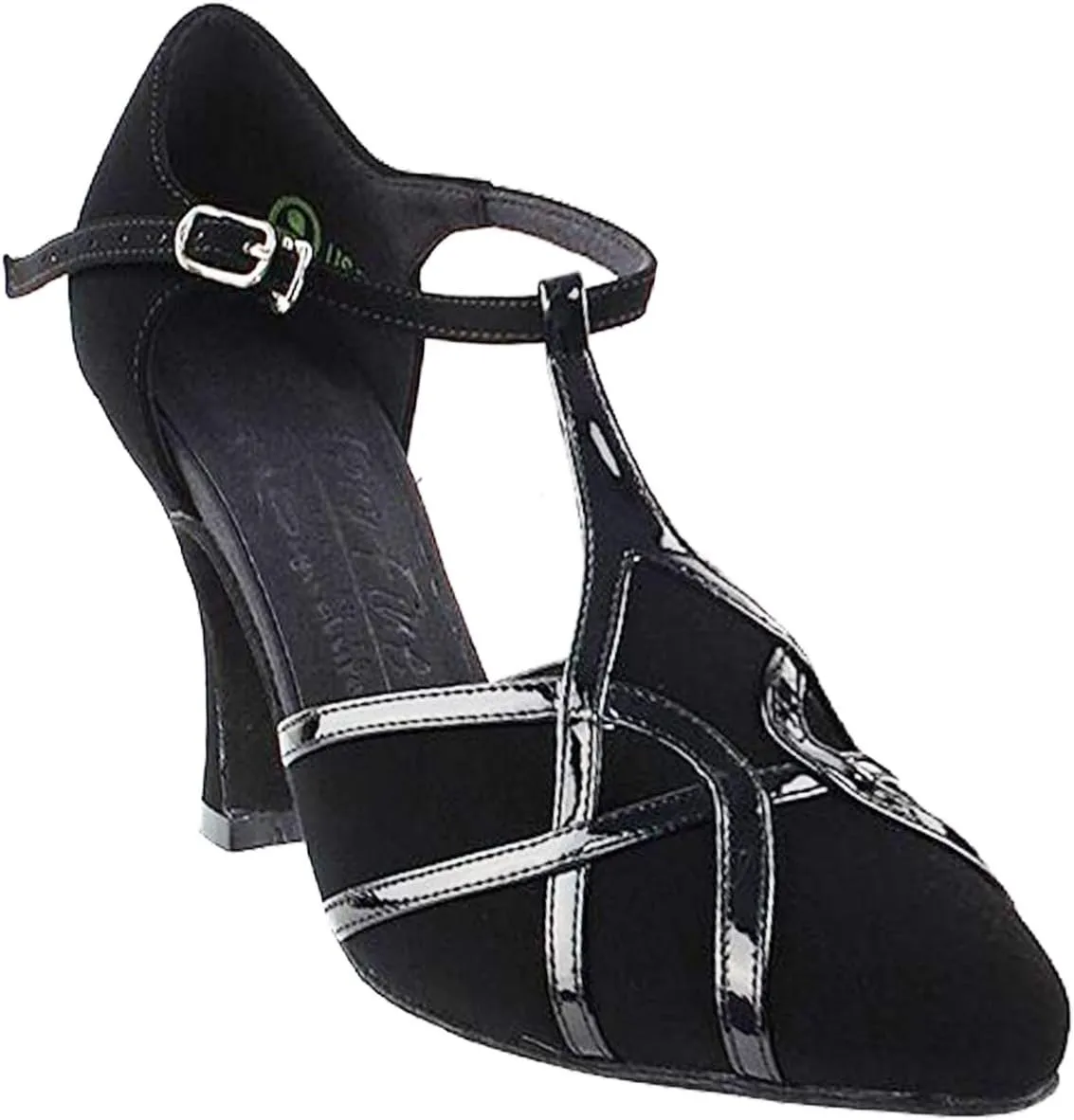Very Fine Women's Ballroom Dance Shoes Tango Wedding Salsa Shoes S3801EB Comfortable Dance Shoes 2.5" [Bundle of 5]