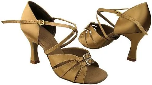 Very Fine Women's Ballroom Dance Shoes Tango Wedding Salsa Shoes S92307EB Comfortable Dance Shoes 2.5" [Bundle of 5]