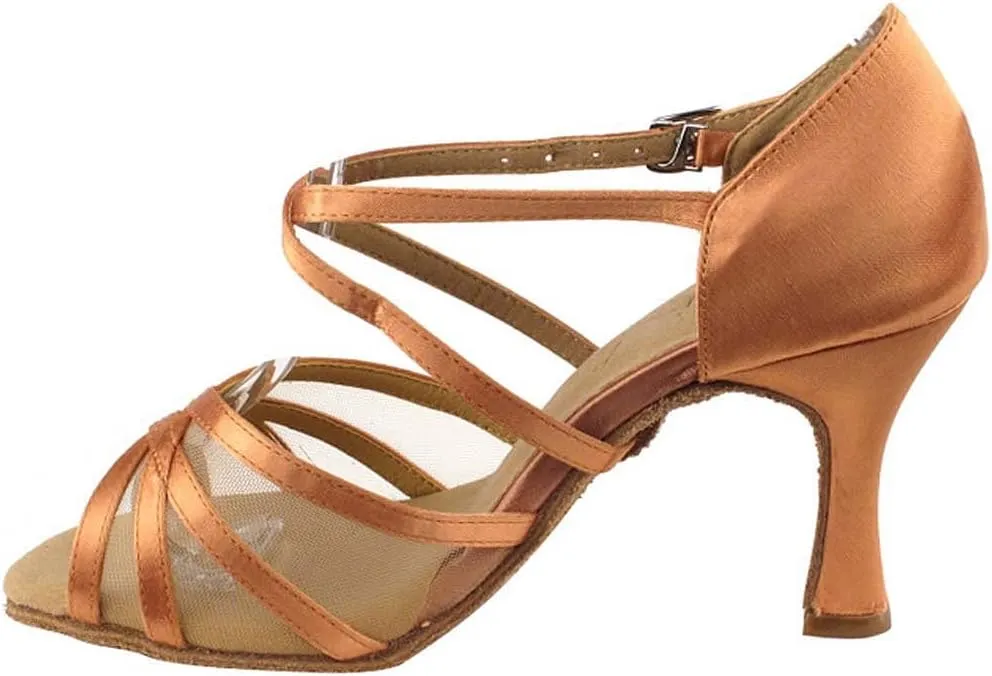 Very Fine Women's Ballroom Dance Shoes Tango Wedding Salsa Shoes Sera1605EB Comfortable Dance Shoes 3"[Bundle of 5]