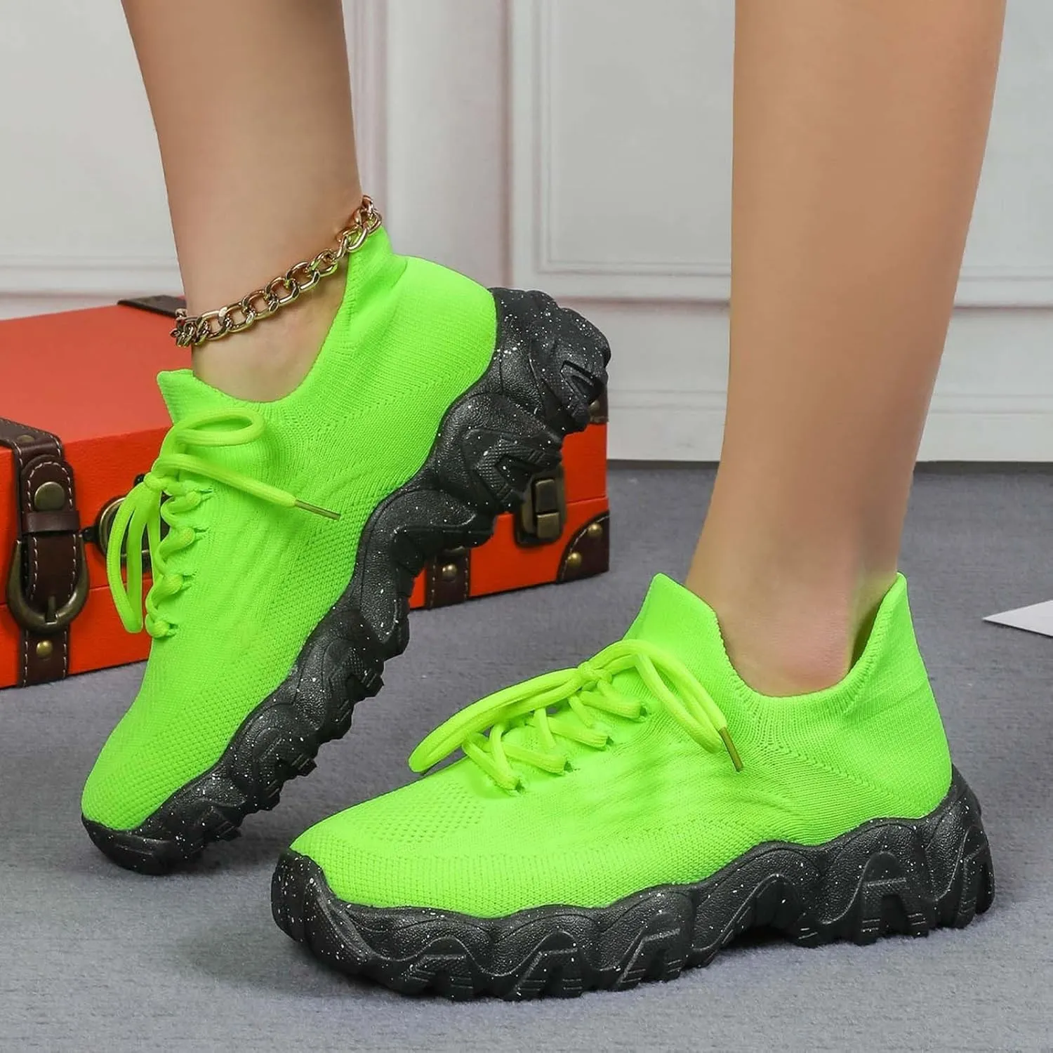 Wide Toe Box Shoes Women Walking Shoes Arch Support Comfortable Wide Width Orthopedic Sneakers for Plantar Fasciitis
