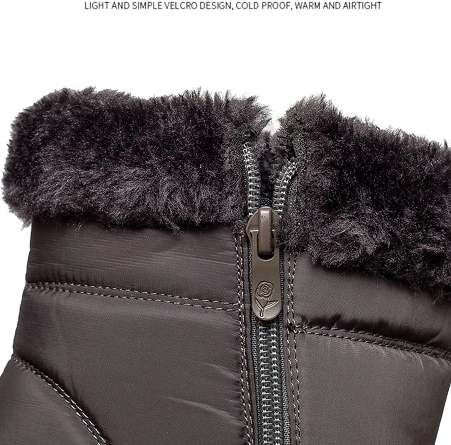 Wide Width Snow Boots Women 11 Women's Faux Fur Boot Furry Fluffy Short Snow Boot Mid-Calf Boots Fur Boots for Women Winter White Zapatos Para Invierno Mujer De Nieve Womens 9.5 Wide Winter Boots
