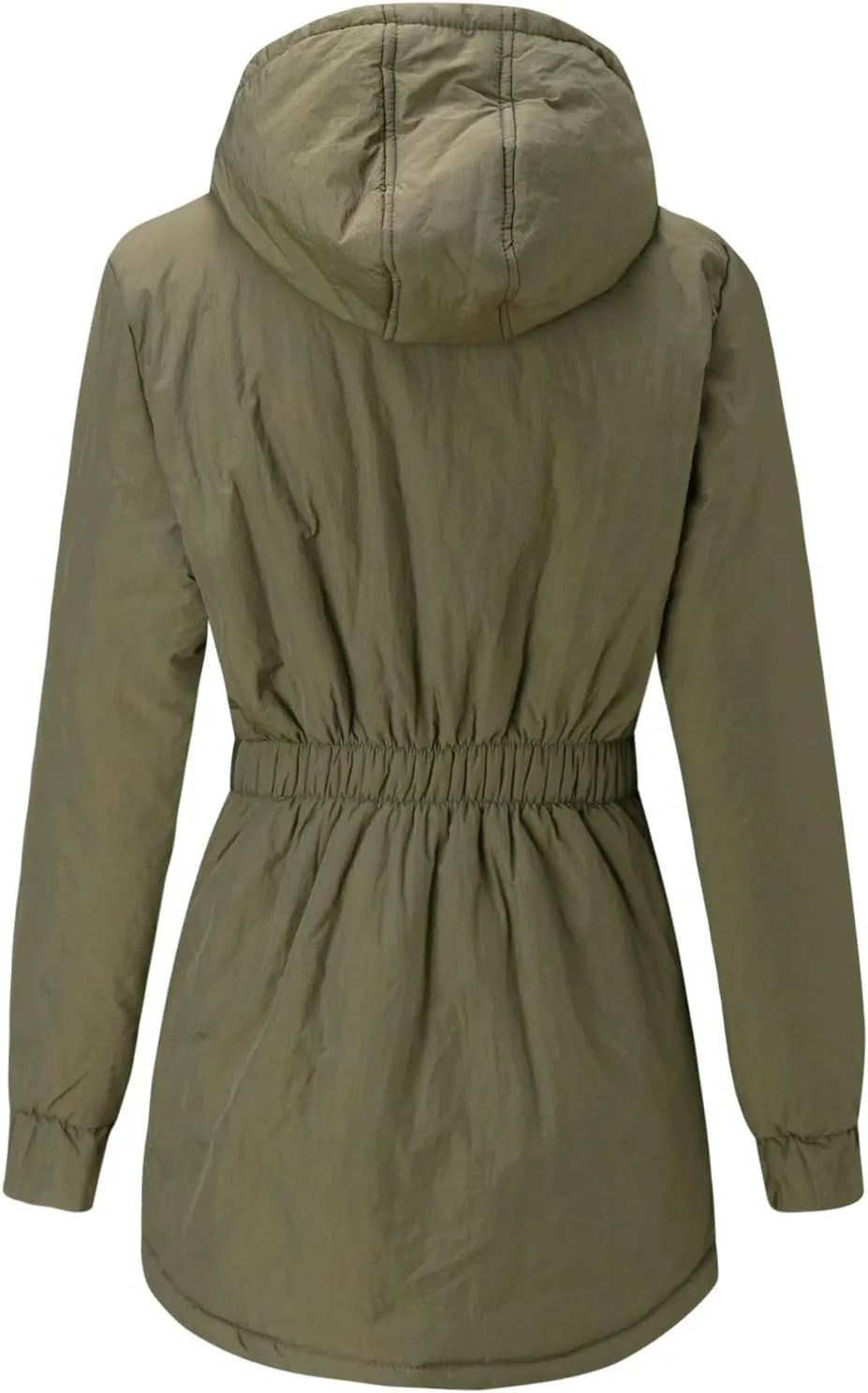 Winter Overcoat Women's Thick Outwear Fur' Lined Hooded Coat Warm Trench Women's Coat Extra Small Fleece Jacket