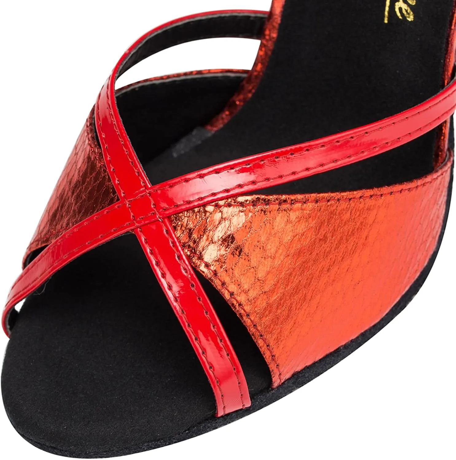Women Open Toe Latin Ballroom Dance Shoes Tango Party Bridal Wedding Performence Dancing Shoes