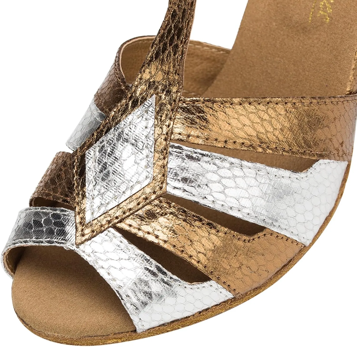 Women Open Toe Latin Ballroom Dance Shoes Tango Party Bridal Wedding Performence Dancing Shoes