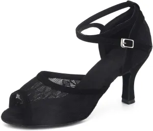 Women's 1920s Lace Party Wedding Shoes Practice Ballroom Dance Shoes