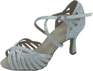 Women's 1920s Party Rhinestone Ballroom Dance Shoes Performance Wedding Dance Shoes