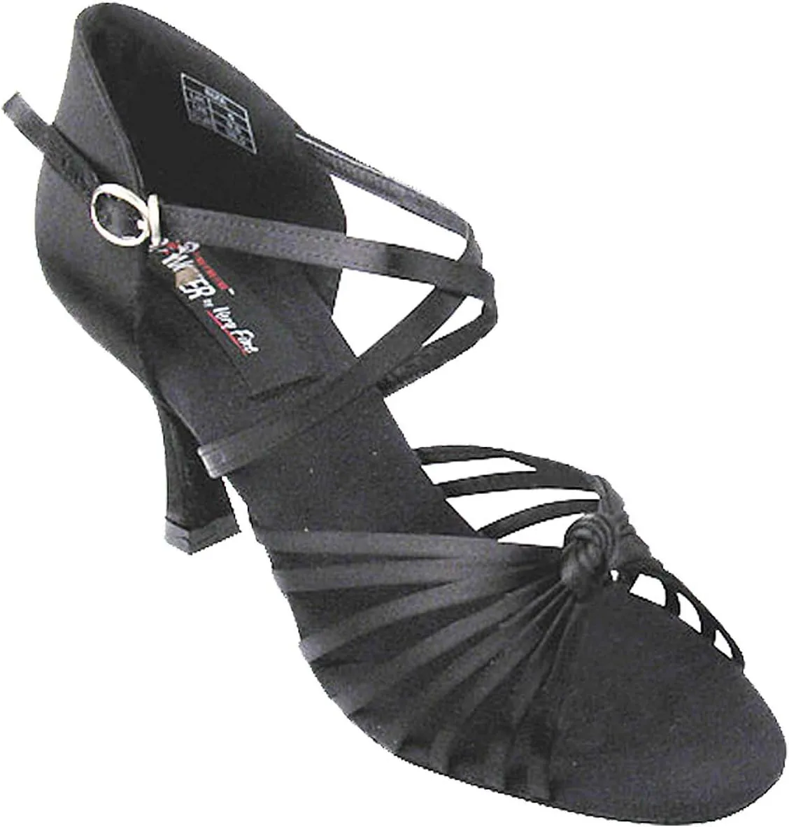 Women's Ballroom Dance Shoes Tango Wedding Salsa Shoes CD2078EB Comfortable-Very Fine 3" [Bundle of 5]