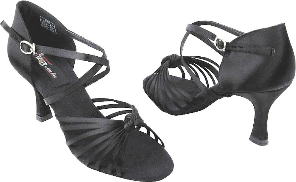 Women's Ballroom Dance Shoes Tango Wedding Salsa Shoes CD2078EB Comfortable-Very Fine 3" [Bundle of 5]