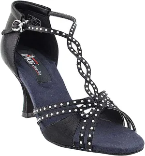 Women's Ballroom Dance Shoes Tango Wedding Salsa Shoes CD2801EB Comfortable-Very Fine 2.5" [Bundle of 5]