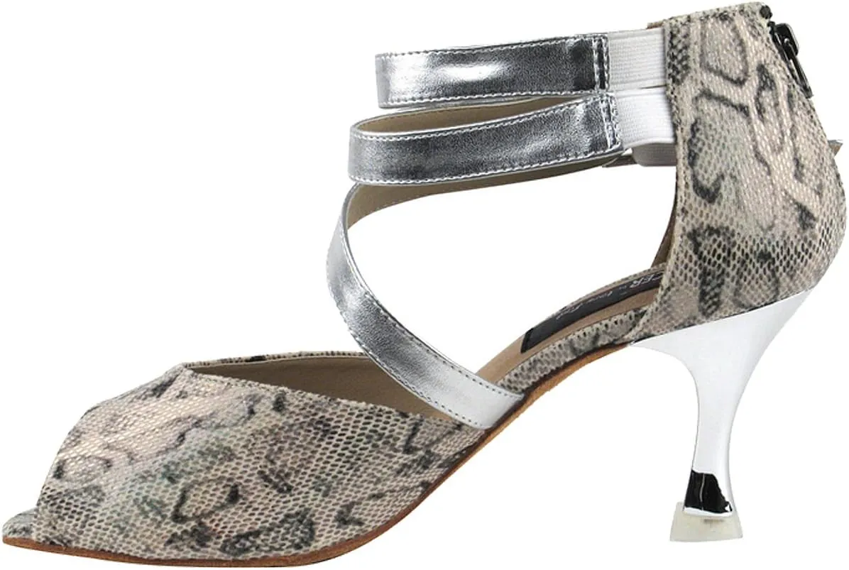 Women's Ballroom Dance Shoes Tango Wedding Salsa Shoes CD3008EB Comfortable-Very Fine 2.5" [Bundle of 5]