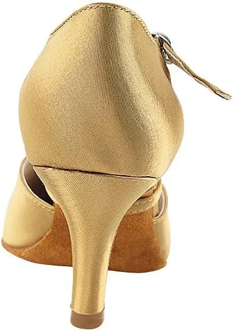 Women's Ballroom Dance Shoes Tango Wedding Salsa Shoes CD6017EB Comfortable-Very Fine 2.5"[Bundle of 5]
