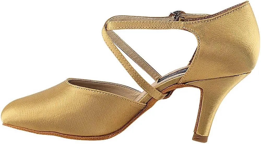 Women's Ballroom Dance Shoes Tango Wedding Salsa Shoes CD6017EB Comfortable-Very Fine 2.5"[Bundle of 5]