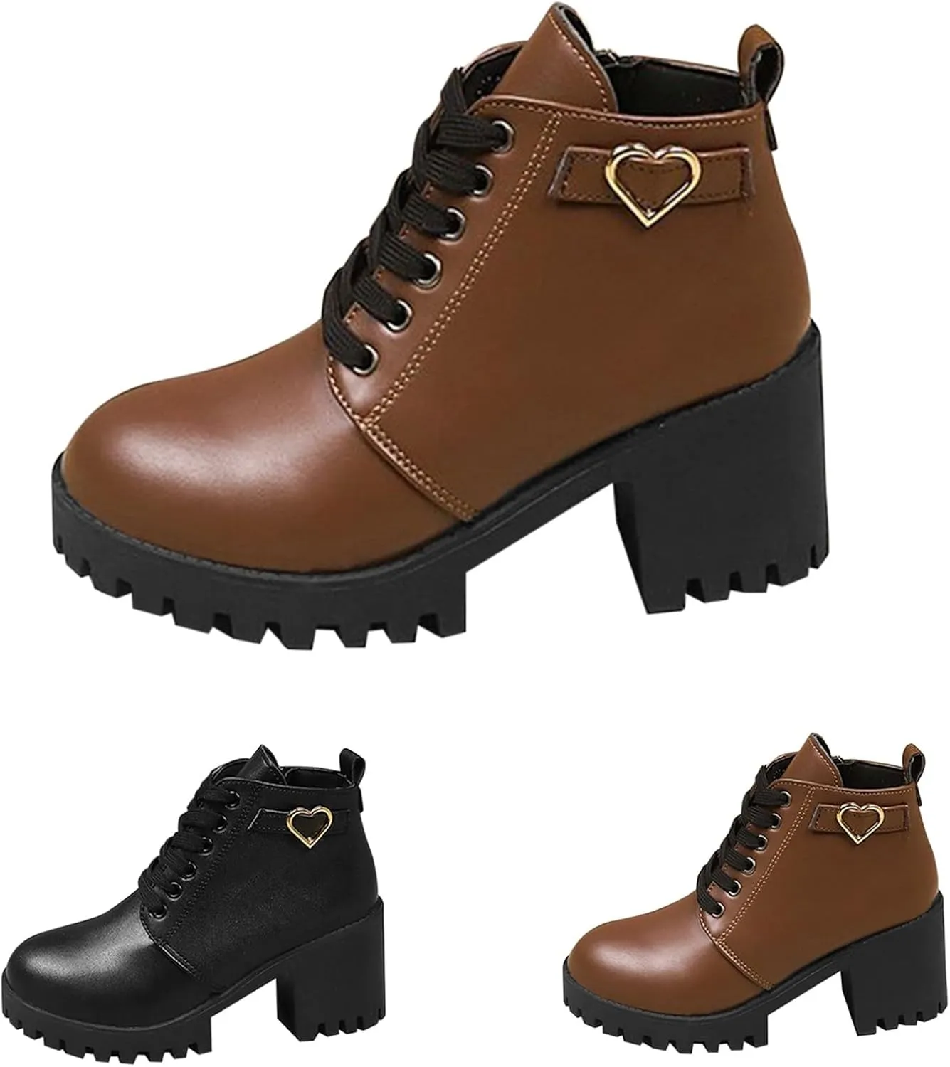 Womens Black Ankle Boots Country Boots Womens Work Boot Lady Boots for Women On Womens Flat Black Ankle Boots Ankle Bootie for Women Low Heel