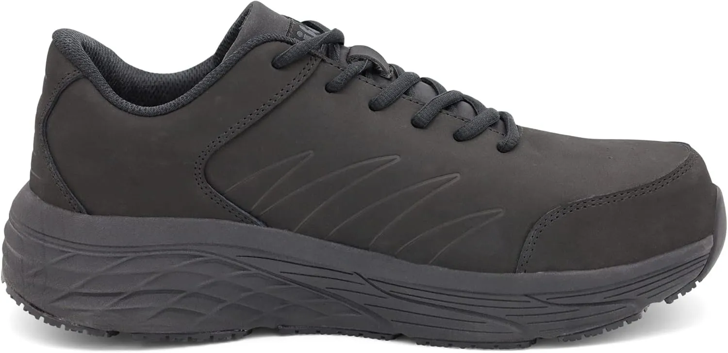 Womens Comfort Core Leather Composite Toe Industrial Safety Shoes for Women Work Sneakers Comfortable Slip Resistant Electric Hazard Protection Metal Free
