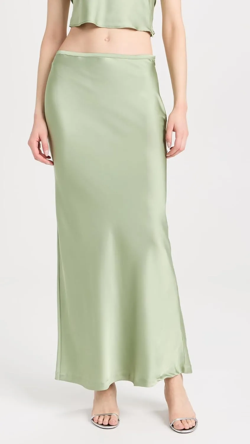 Women's Hudson Satin Maxi Skirt