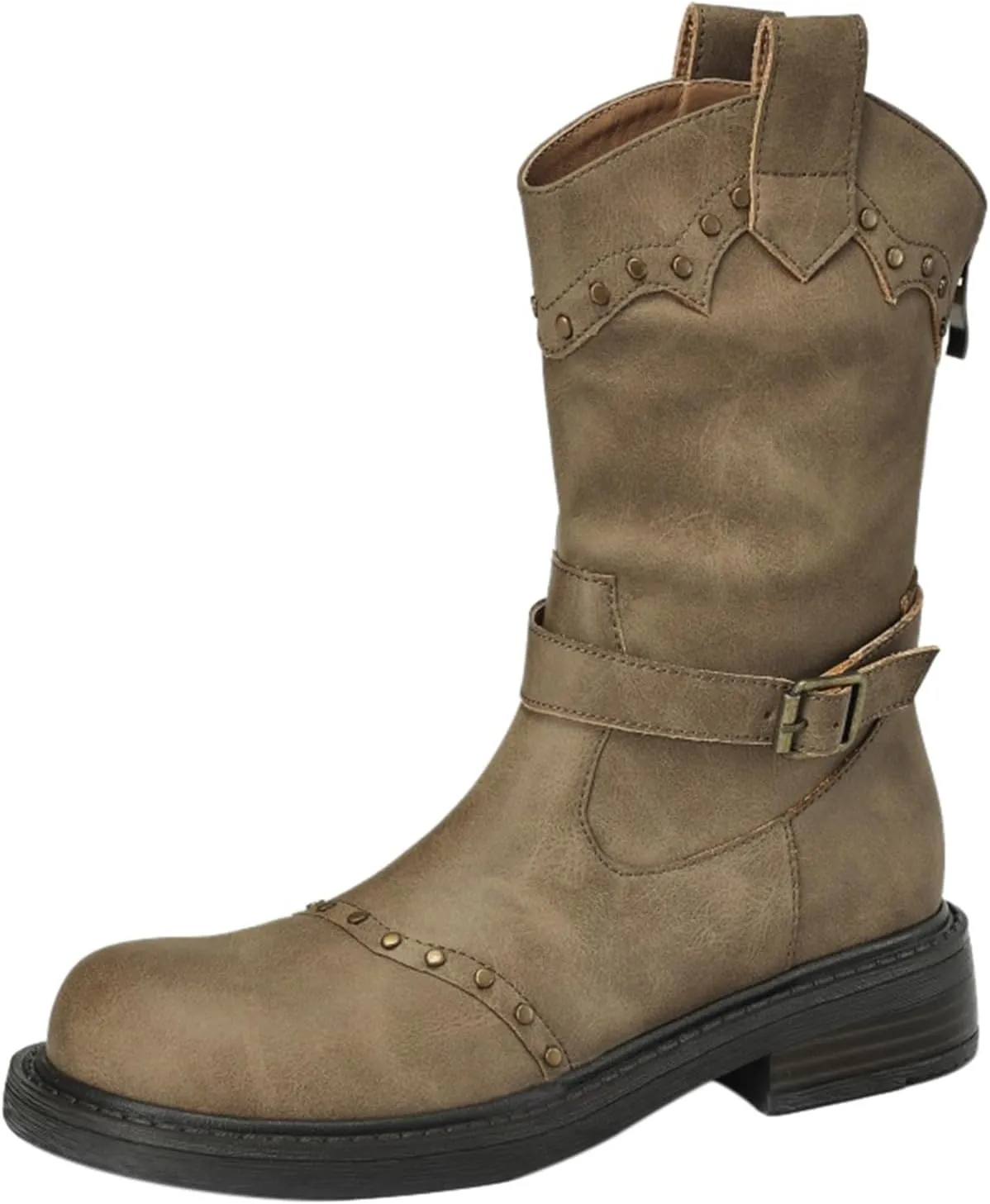 Womens Lace Up Ankle Boots Black Boots Women Nude Boots Pioneer Woman Ankle Boots for Women No Heel Casual Women's Booties Size 10 Wide Width