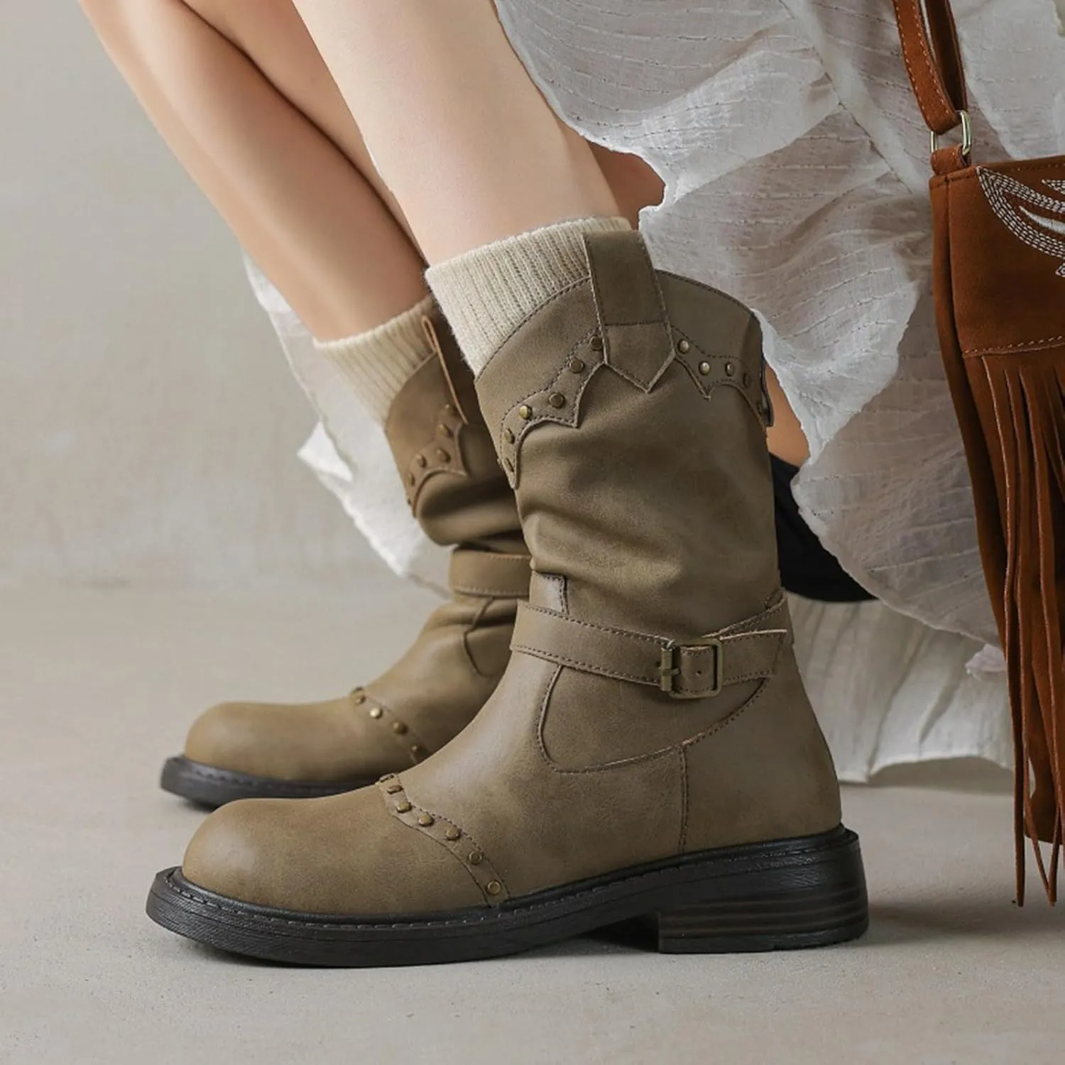 Womens Lace Up Ankle Boots Black Boots Women Nude Boots Pioneer Woman Ankle Boots for Women No Heel Casual Women's Booties Size 10 Wide Width