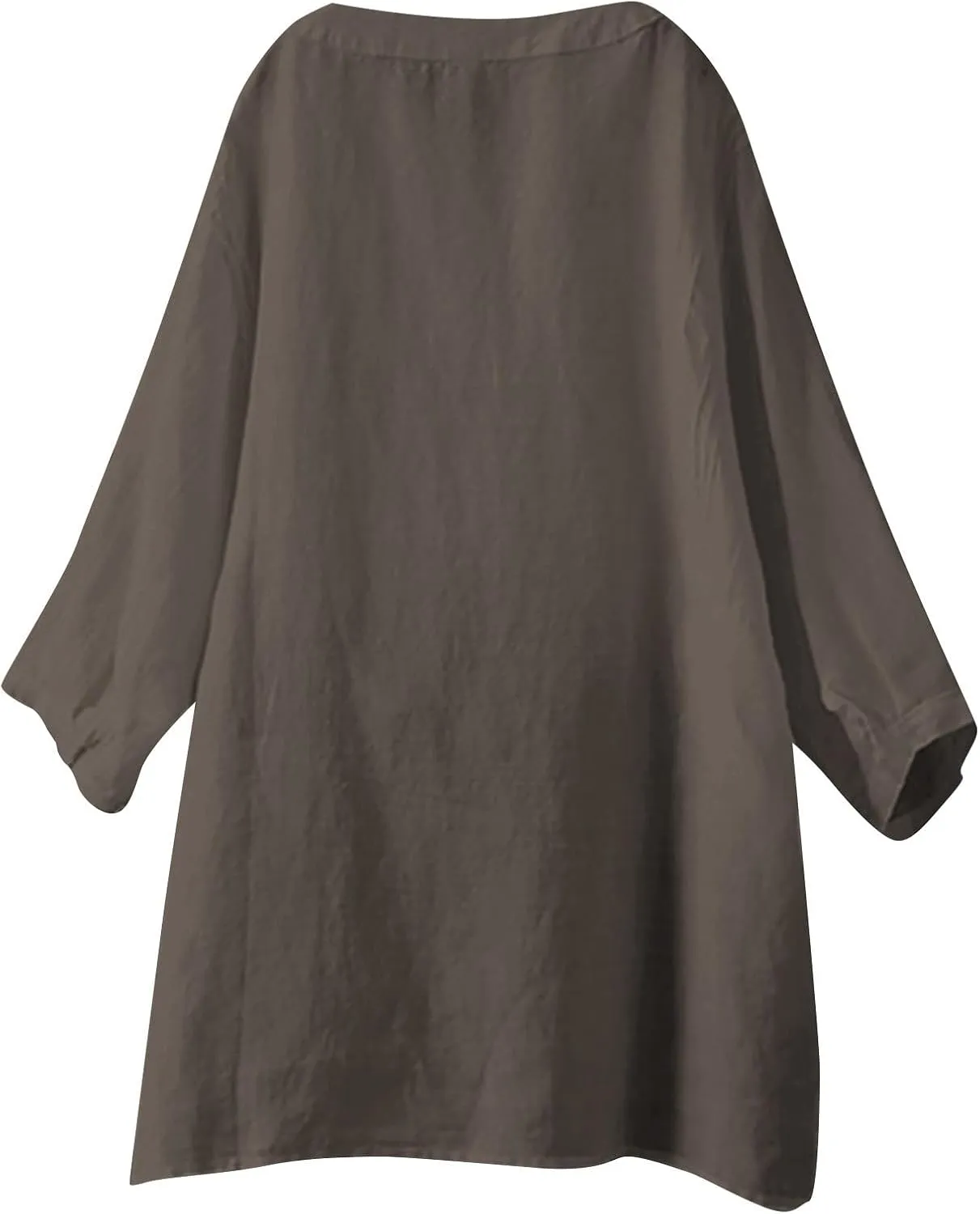 Womens Linen Button Down Shirts V Neck Short Sleeve Oversized Boyfriend Solid Tops Work Blouses Casual Dressy Tunics