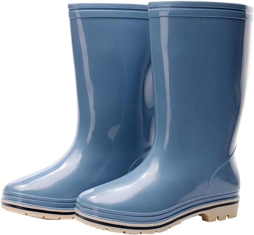 Womens Rain and Garden Boot Half Calf Rubber Waterproof for Garden Women rain footwear