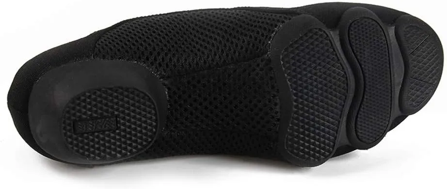 YKXLM Women's and Men's Latin Dance Shoes Breathable Ballroom Dance Shoes Jazz Tango Waltz Black Social Dance Shoe,Model AS-WZJ-706
